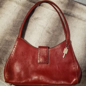 Vantage red Fossil purse shoulder bag